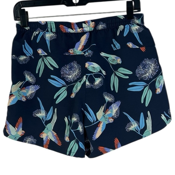 PATAGONIA ladies Shorts W's Baggies Worn Wear Parrots Neo Navy SZ Small Outdoor - Picture 6 of 13